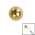 Titanium Threadless (Bend/Push fit) Plain Balls