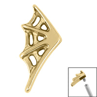 Titanium Spider Web Top for Internal Thread shafts in 1.2mm