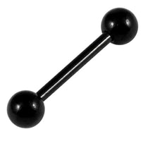 Black Titanium Barbells 1.6mm 8-26mm