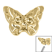 Titanium Owl Butterfly for Internal Thread shafts in 1.2mm