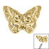 Titanium Owl Butterfly for Internal Thread shafts in 1.2mm