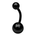 Black Titanium Curved Bars 1.6mm