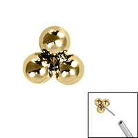 Titanium Threadless (Bend fit) Asia Trinity