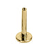 Gold Titanium Internal Thread Labret Post 1.2mm