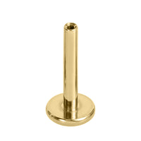 Gold Titanium Threadless Labret Post 1.2mm