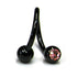 Black Titanium Double Jewelled Spirals 1.6x12mm