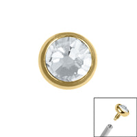 Titanium Jewelled Disk for Internal Thread shafts in 1.2mm