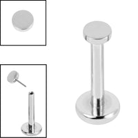 Titanium Threadless Labrets - Titanium (Bend/Push fit) Disks
