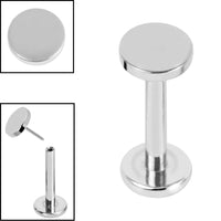 Titanium Threadless Labrets - Titanium (Bend/Push fit) Disks