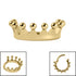 Titanium Princess Crown Hinged Clicker Ring