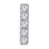 Titanium 5 Jewel Bar Top for Internal Thread shafts in 1.2mm