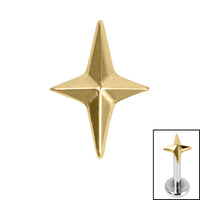 Titanium Guiding Star for Internal Thread shafts in 1.2mm