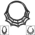 Titanium Spider Web Hinged Clicker Ring