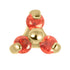 Gold Titanium Claw Set CZ Jewelled Mini Trinity for Internal Thread shafts in 1.2mm