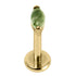 Titanium Internally Threaded Labrets 1.2mm - Titanium Claw Set Jewelled Marquise Moss Agate