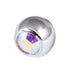 Titanium Threaded Jewelled Balls 1.2x3mm