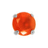 Titanium Claw Set Natural Gemstone Tops for Internal Thread shafts in 1.2mm