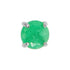Titanium Claw Set Natural Gemstone Tops for Internal Thread shafts in 1.2mm