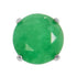 Titanium Claw Set Natural Gemstone Tops for Internal Thread shafts in 1.2mm