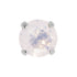 Titanium Claw Set Natural Gemstone Tops for Internal Thread shafts in 1.2mm