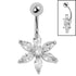 Belly Bar - Steel St Bernards Lily Flower