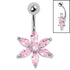 Belly Bar - Steel St Bernards Lily Flower