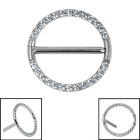 Titanium Claw Set Jewelled Orion Nipple Clicker Surround