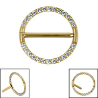Titanium Claw Set Jewelled Orion Nipple Clicker Surround