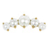 Titanium Claw Set Grace Pearl Crescent for Internal Thread shafts in 1.2mm