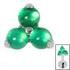 Titanium Claw Set Aventurine Trinity stone top for Internal Thread shafts in 1.2mm
