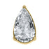 Titanium Claw Set Teardrop Jewel for Internal Thread shafts in 1.2mm