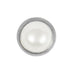 Titanium Threadless (Bend fit) Bezel Set Pearl Disk