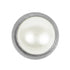 Titanium Threadless (Bend fit) Bezel Set Pearl Disk