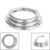 Titanium 3 Tier Hinged Clicker Ring