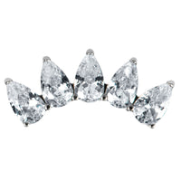 Titanium Claw Set Jewelled Diadem for Internal Thread shafts in 1.2mm