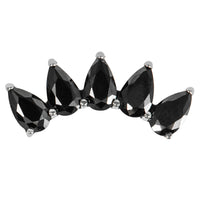 Titanium Claw Set Jewelled Diadem for Internal Thread shafts in 1.2mm