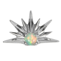 Titanium Claw Set Opal Radiant Sunset for Internal Thread shafts in 1.2mm