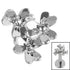 Steel Posy of Flowers for Internal Thread shafts in 1.2mm