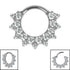 Titanium Jewelled Anaisha Mandala Hinged Clicker Ring