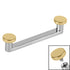 Titanium Internally Threaded Flat Surface Barbells with Titanium Disk