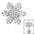 Titanium Internal Jewelled Golden Daisy Top