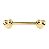 Steel Hearts Nipple Bar
