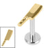 Titanium Internally Threaded Labrets 1.2mm - Titanium Cleaver