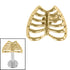 Titanium Caged Heart for Internal Thread shafts in 1.2mm