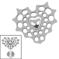 Titanium Internal Captured Heart Top