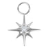 Titanium Charm - 8 Point Jewelled Star