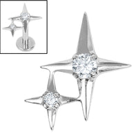 Titanium Internal Double Jewelled Guiding Star Top