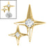 Titanium Internal Double Jewelled Guiding Star Top
