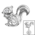 Titanium Internal Jewelled Mr Nuts Top