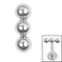 Titanium Internal Asia Tri Ball Top